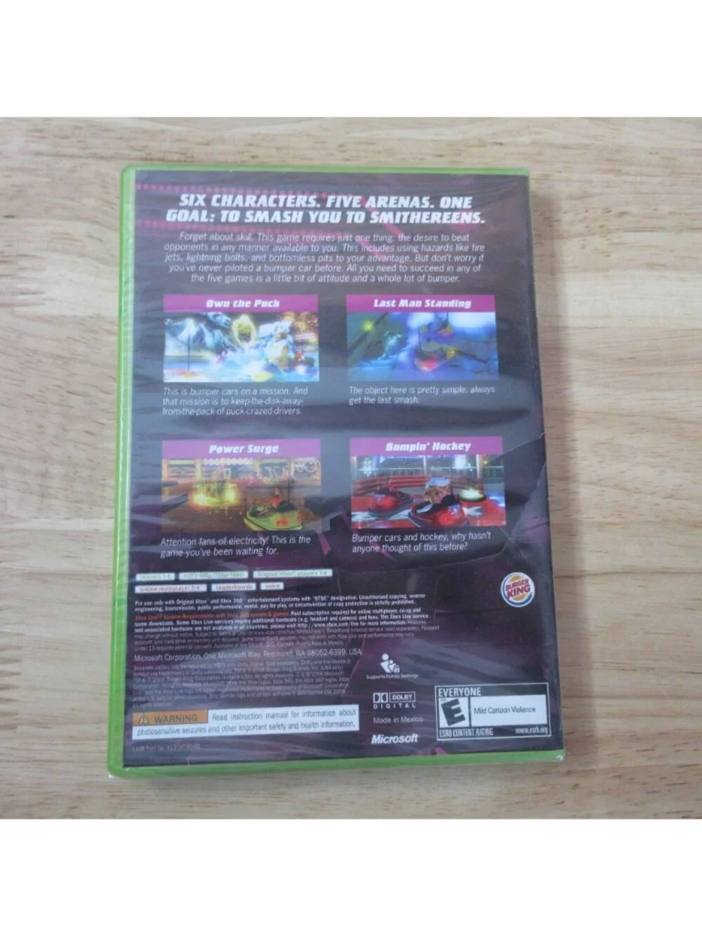 Lot of 2 Xbox Games - Big Bumpkin' (sealed) - World Champion Ship Poker